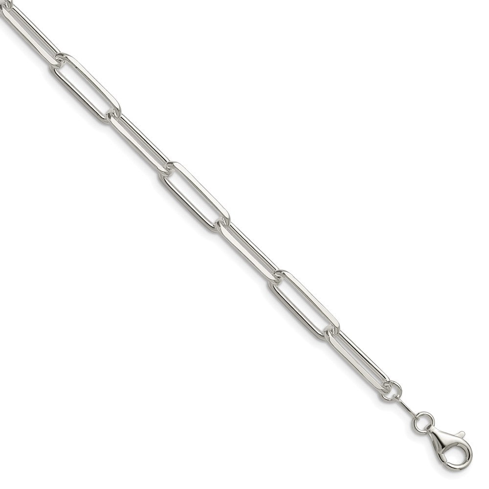 Sterling Silver 5.5mm D/C Paperclip Chain