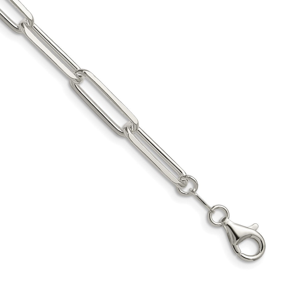 Sterling Silver 5.5mm D/C Paperclip Chain