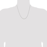 Sterling Silver 1.3mm Solid Rope Chain