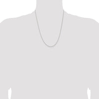 Sterling Silver 1.3mm Solid Rope Chain