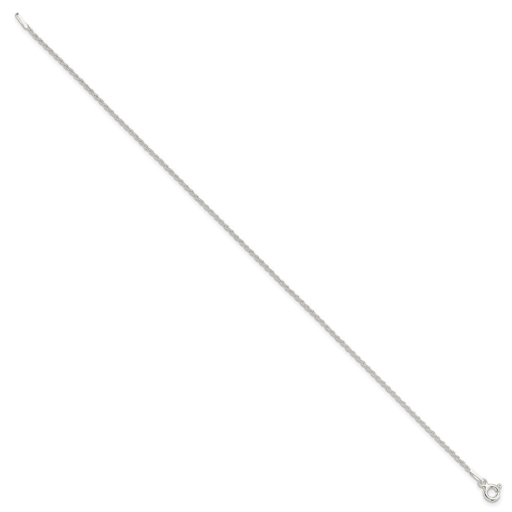 Sterling Silver 1.3mm Solid Rope Chain