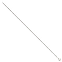 Sterling Silver 1.3mm Solid Rope Chain