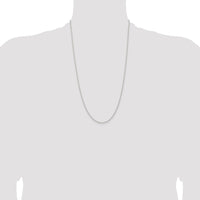 Sterling Silver 1.5mm Solid Rope Chain