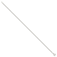 Sterling Silver 1.5mm Solid Rope Chain Anklet