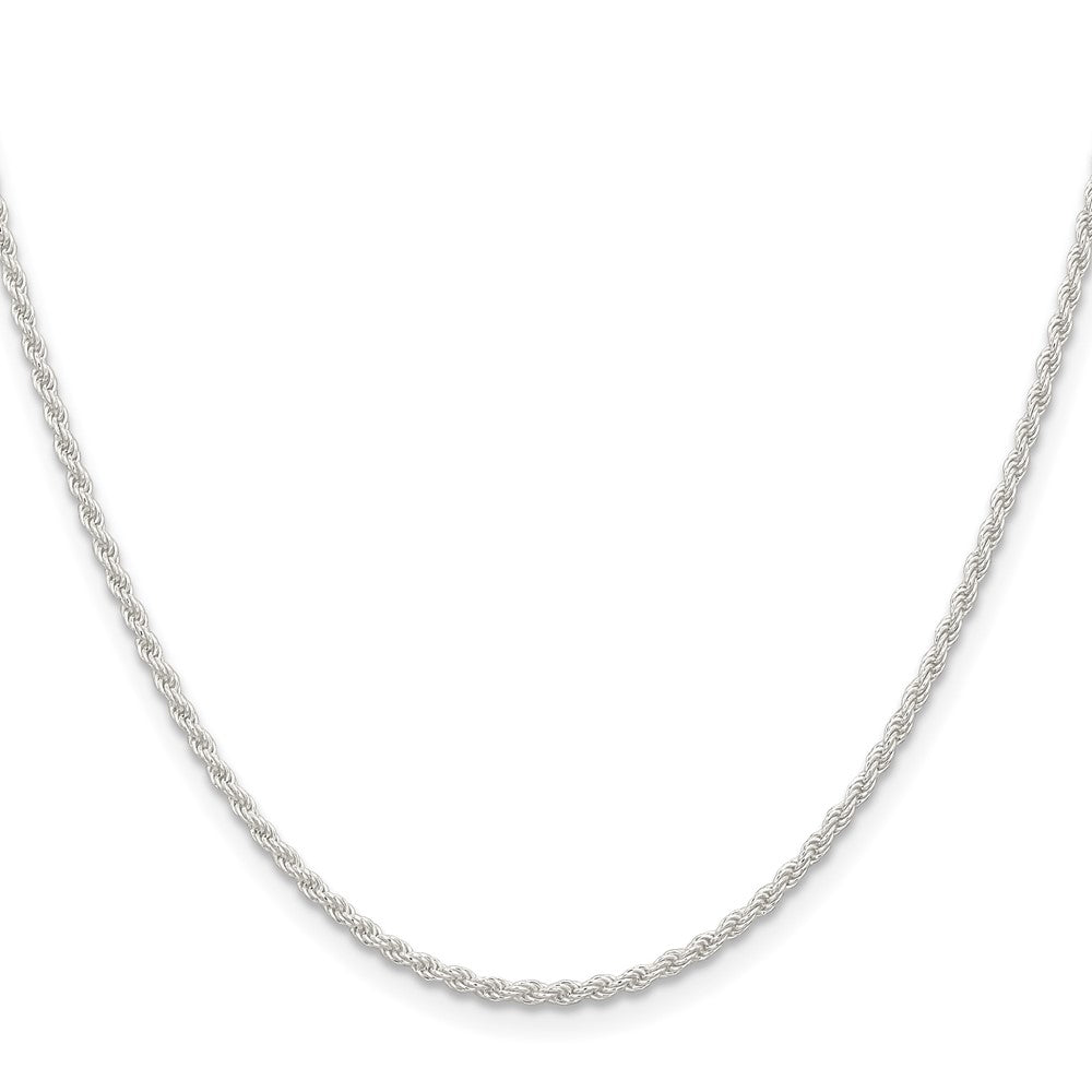 Sterling Silver 1.8mm Solid Rope Chain