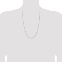 Sterling Silver 1.8mm Solid Rope Chain