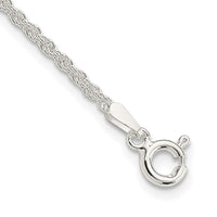 Sterling Silver 1.8mm Solid Rope Chain