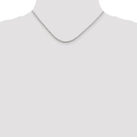Sterling Silver 2.3mm Solid Rope Chain