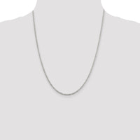 Sterling Silver 2.3mm Solid Rope Chain