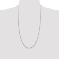 Sterling Silver 2.3mm Solid Rope Chain