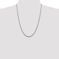 Sterling Silver 2.5mm Solid Rope Chain