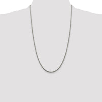 Sterling Silver 2.5mm Solid Rope Chain