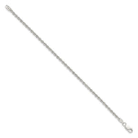 Sterling Silver 2.5mm Solid Rope Chain