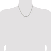 Sterling Silver 4.5mm Solid Rope Chain