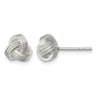 Sterling Silver Polished Fancy Love Knot Post Earrings