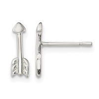 Sterling Silver Polished Arrow Post Earrings