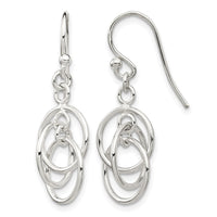 Sterling Silver Polished Dangle Earrings