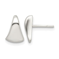 Sterling Silver Polished Fancy Wedge-shaped Post Earrings