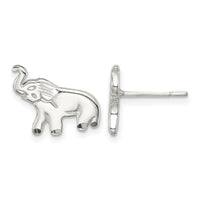 Sterling Silver Elephant Post Earrings