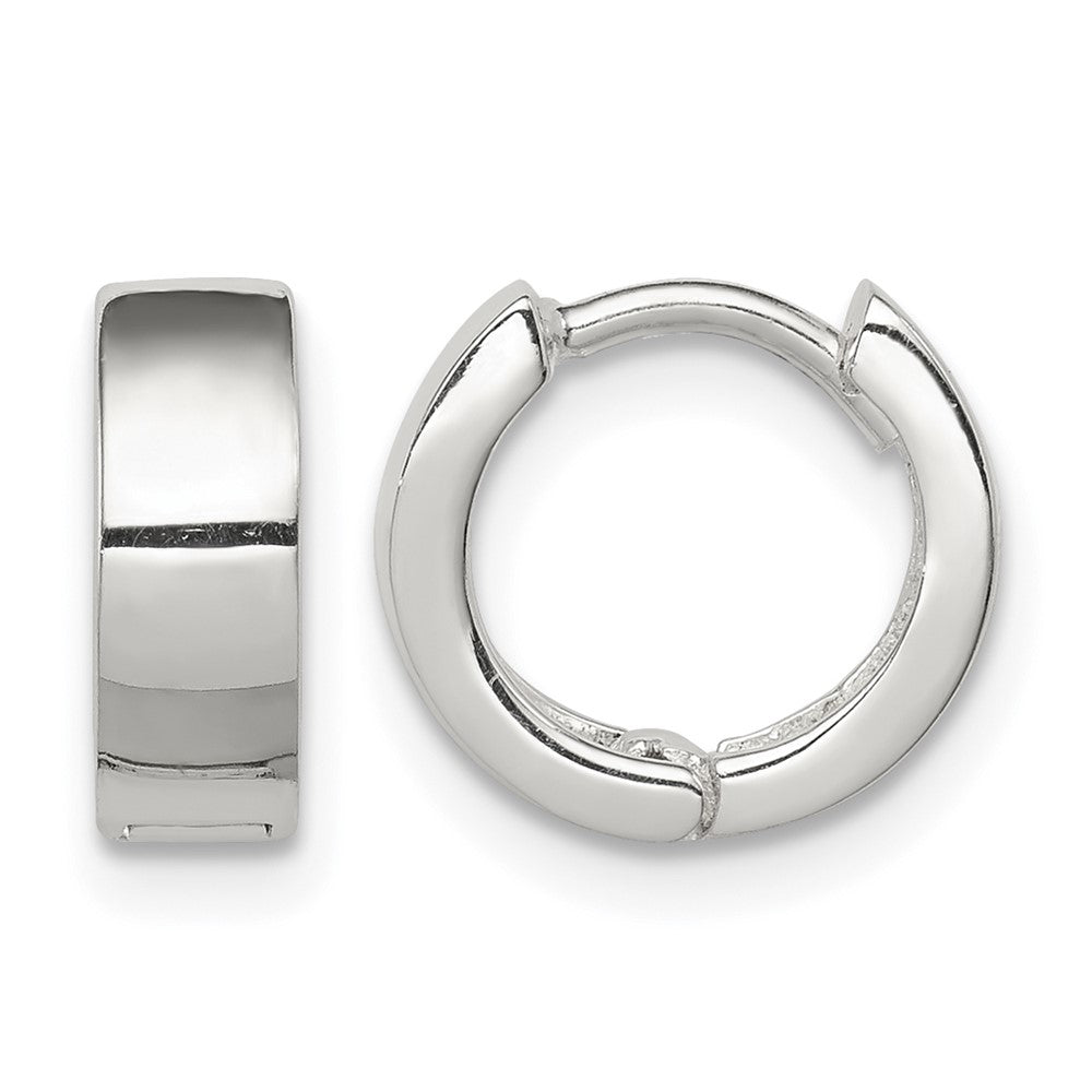 Sterling Silver Hinged Hoop Earrings