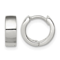 Sterling Silver Hinged Hoop Earrings
