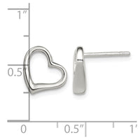 Sterling Silver Heart Earrings