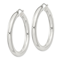 Sterling Silver 5mm Round Hoop Earrings