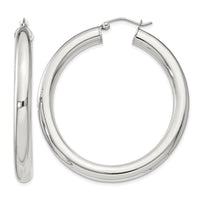 Sterling Silver 5mm Round Hoop Earrings