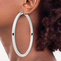 Sterling Silver 5mm Round Hoop Earrings