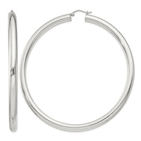 Sterling Silver 5mm Round Hoop Earrings