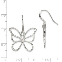 Sterling Silver Butterfly Earrings