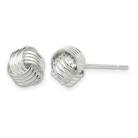 Sterling Silver Love Knot Earrings