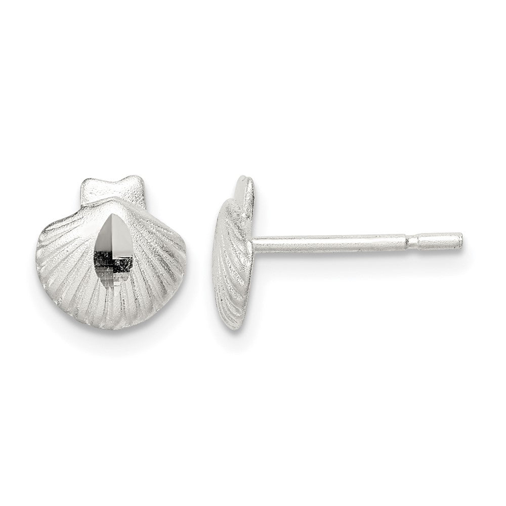 Sterling Silver Shell Mini Earrings