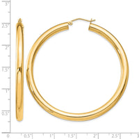 Sterling Silver Flash Gold-plated 4mm Round Hoop Earrings
