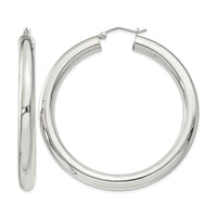 Sterling Silver 5mm Round Hoop Earrings