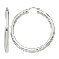 Sterling Silver 5mm Round Hoop Earrings
