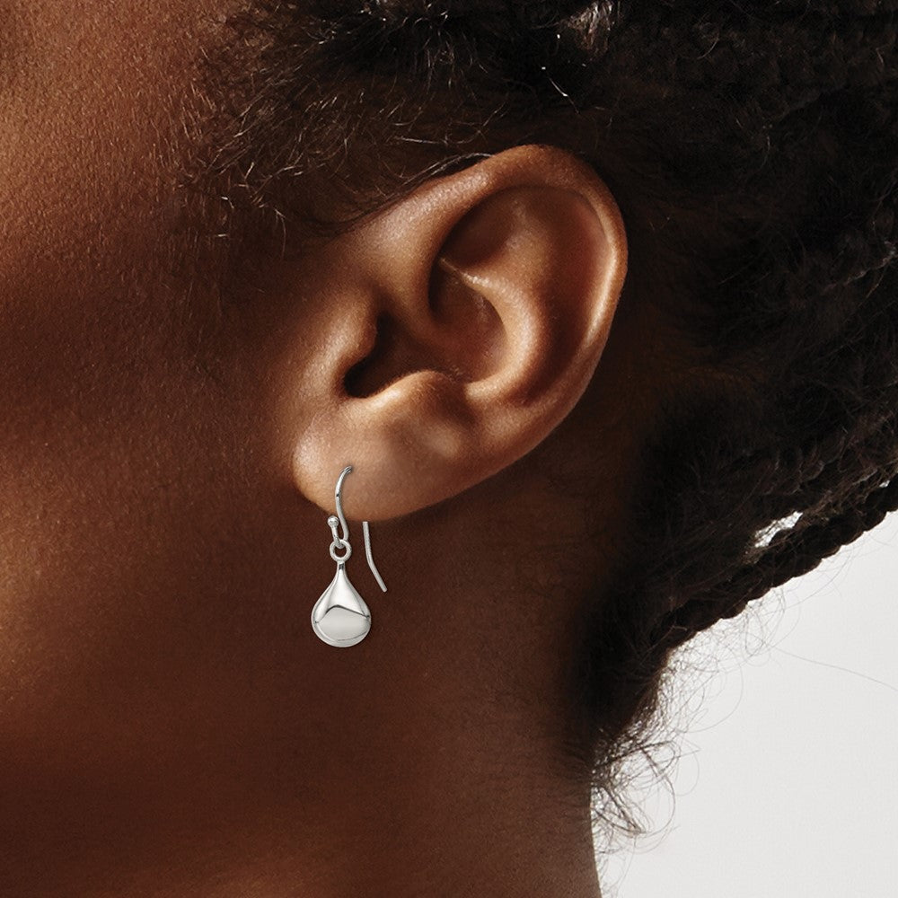 Sterling Silver Shepherd Hook Earrings