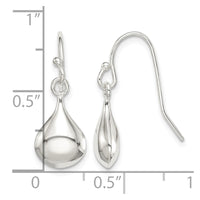 Sterling Silver Shepherd Hook Earrings