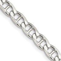 Sterling Silver 5.7mm D/C Flat Anchor Curb Chain