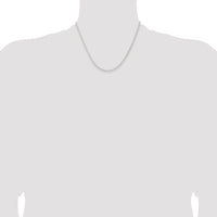 Sterling Silver 2.3mm Beveled Curb Chain