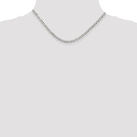 Sterling Silver 3.2mm Beveled Curb Chain