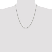 Sterling Silver 2mm Rolo Chain w/4in ext.