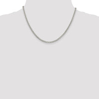 Sterling Silver Polished 3.15mm Curb Chain