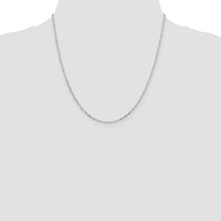Sterling Silver 1.75mm Elongated Open Link Chain