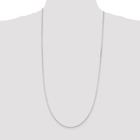 Sterling Silver 2mm Elongated Open Link Chain