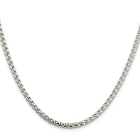 Sterling Silver 3.6mm Round Box Chain