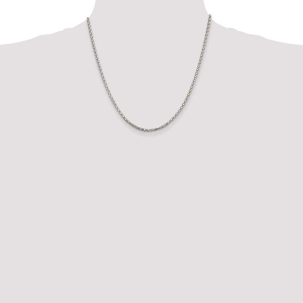 Sterling Silver 2.5mm Popcorn Chain