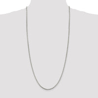 Sterling Silver 2.5mm Popcorn Chain