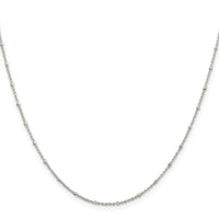 Sterling Silver 1.25mm Rolo with Beads Chain