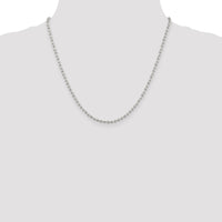 Sterling Silver 3mm Fancy Beaded Chain